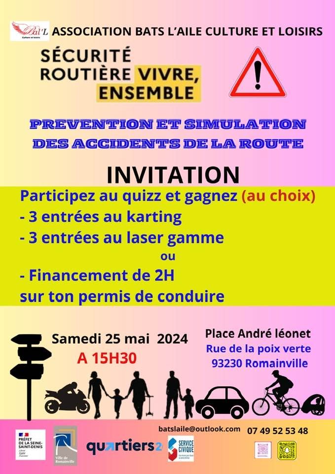 Association ball sensibilisation a la securite routiere romainville 2024 2 