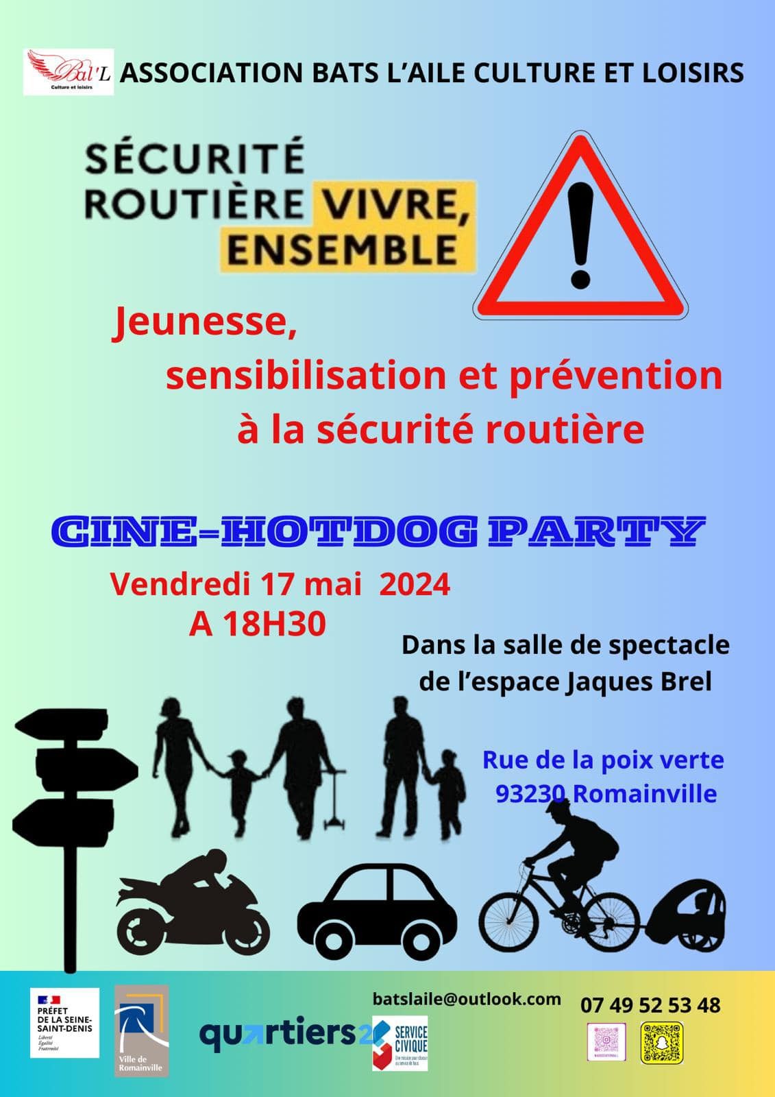 Association ball sensibilisation a la securite routiere romainville 2024 3 