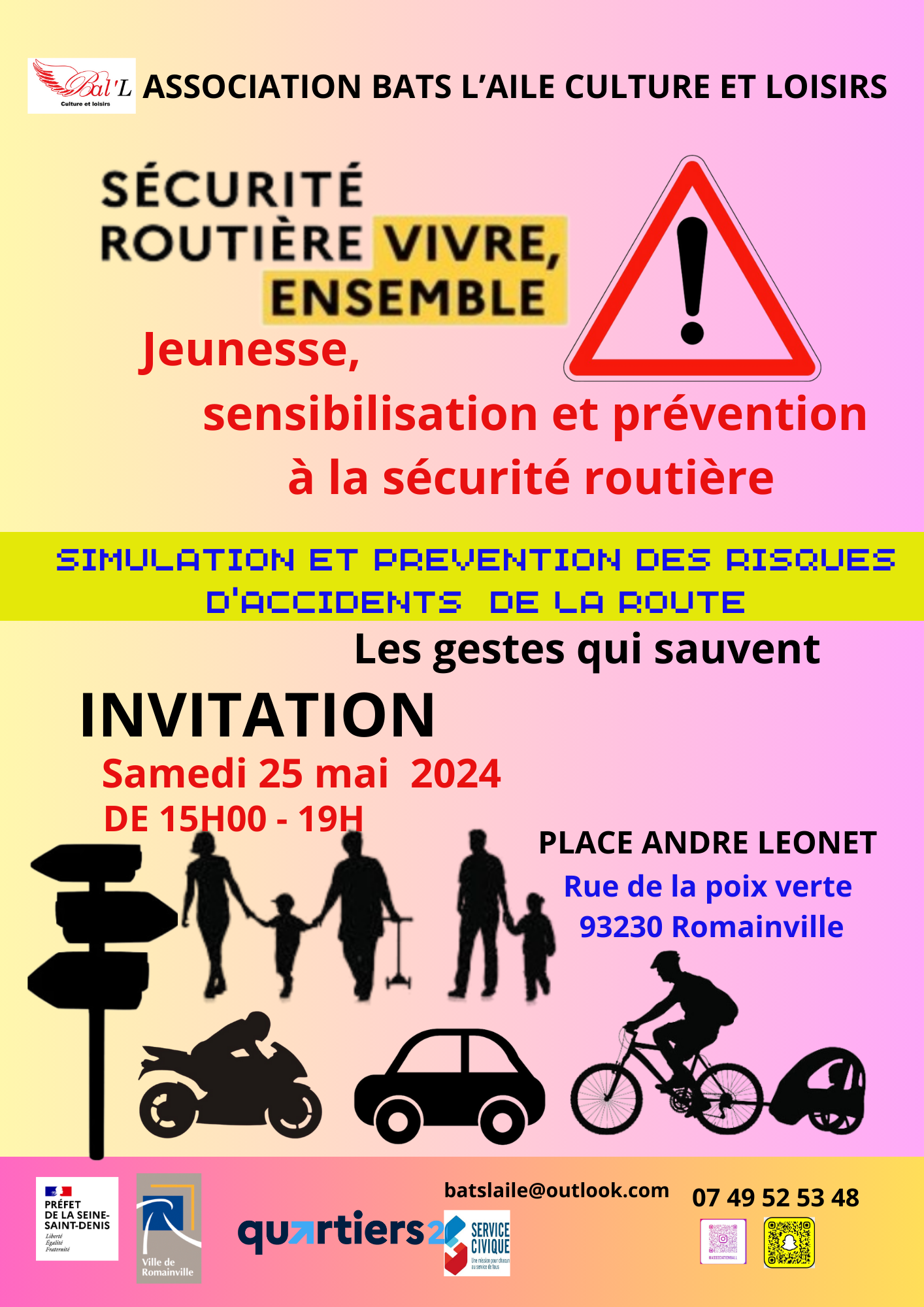 Invitation securite routiere