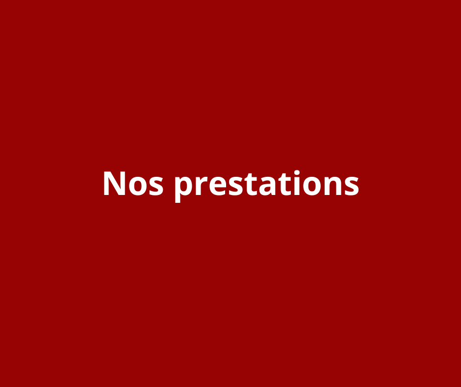 Nos prestations