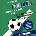 Affiche tournoi de football association blal