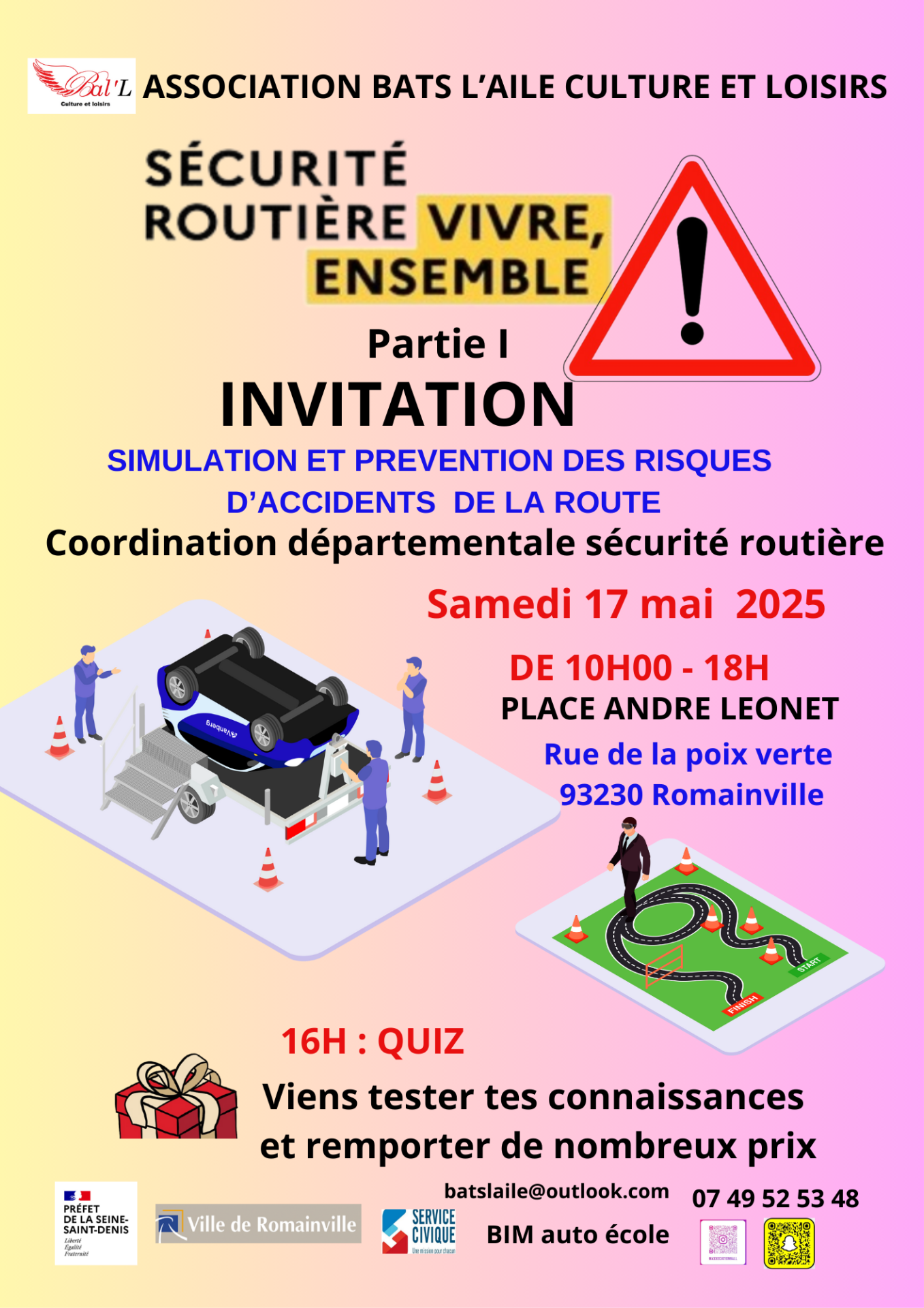 Invitation securite routiere 2025
