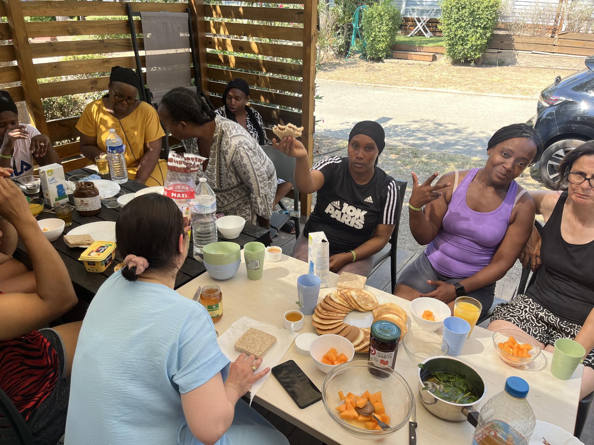 Repas entre femmes